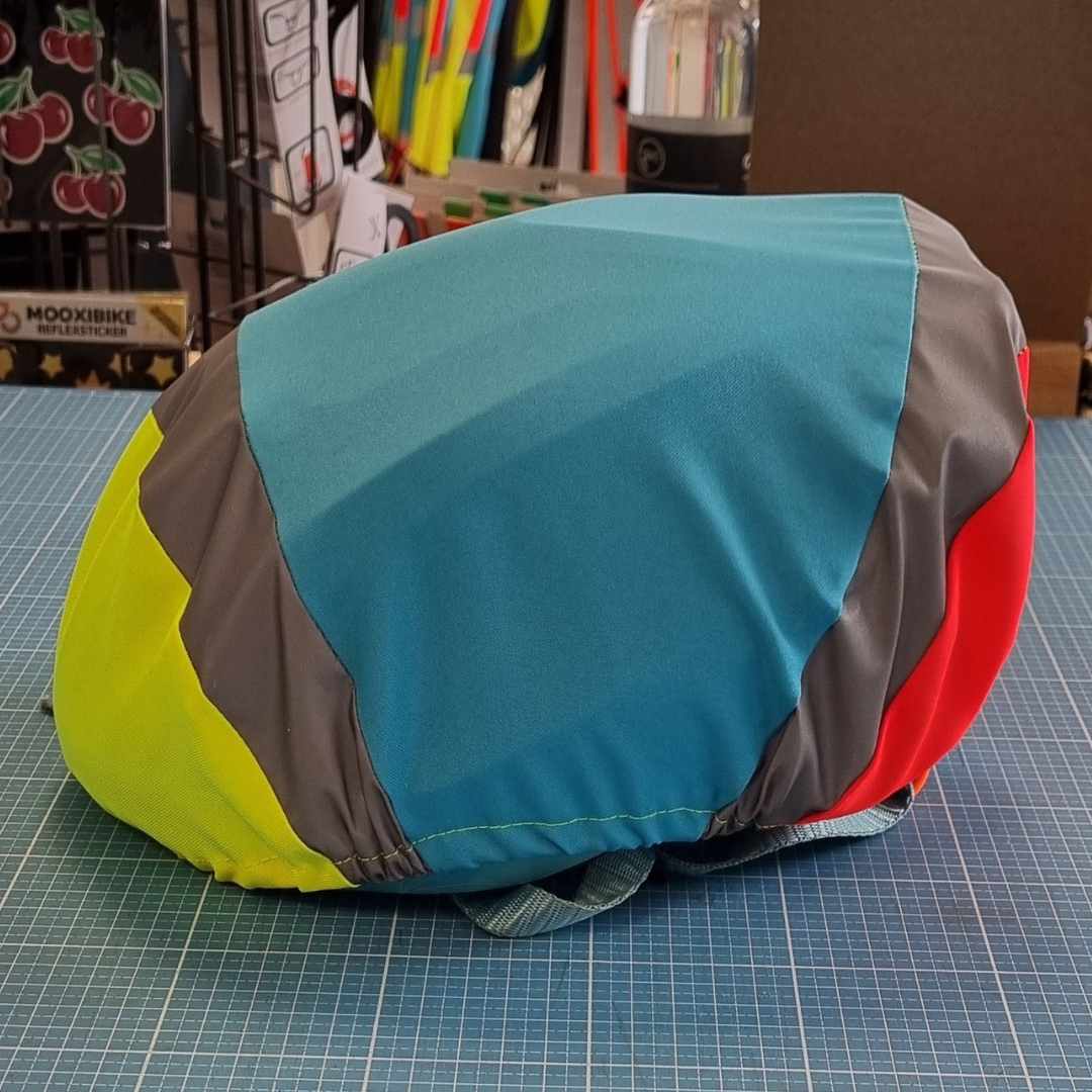 Weihnachtsmütze Für Reithelm - Nikolaushaube Rot Mit Weißem Rand